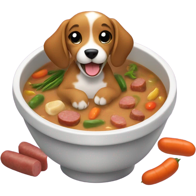 Gumbo pup emoji
