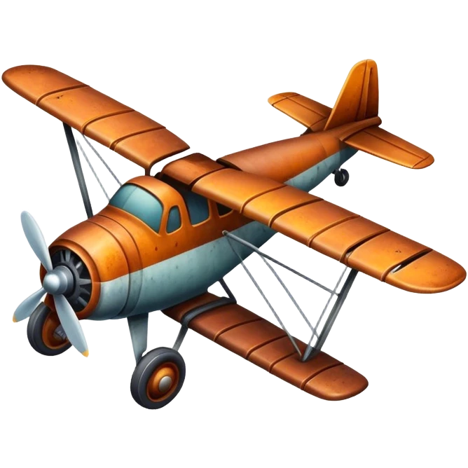 rust old plane emoji