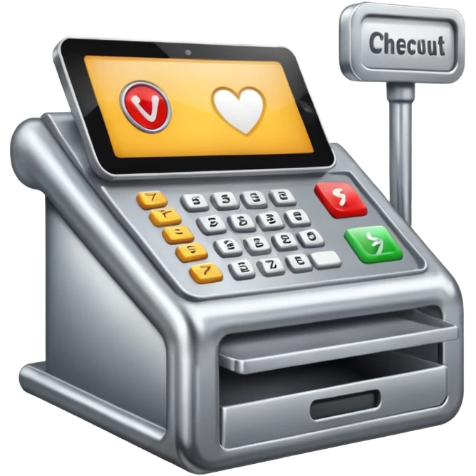 checkout till emoji