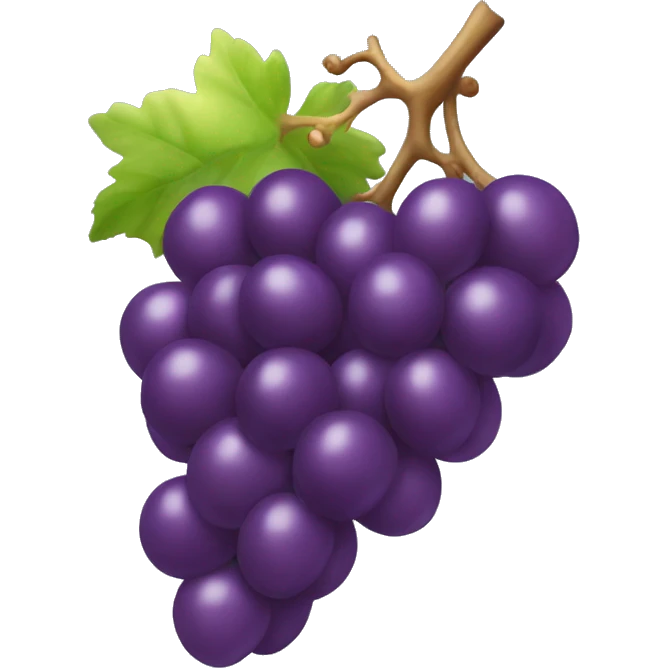 3D Grapes emoji  emoji