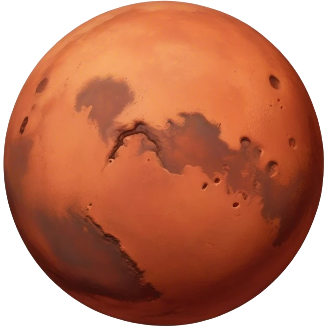 the planet mars emoji