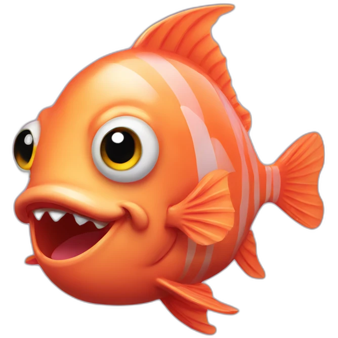 Fish pumpink emoji