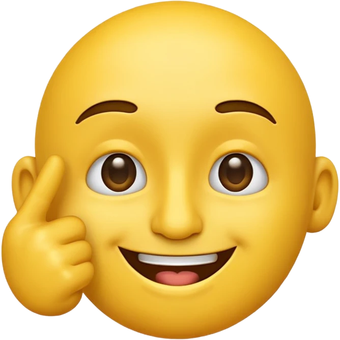 a emoji with two fingers in his nose emoji