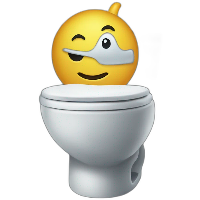 Astarion on toilet emoji