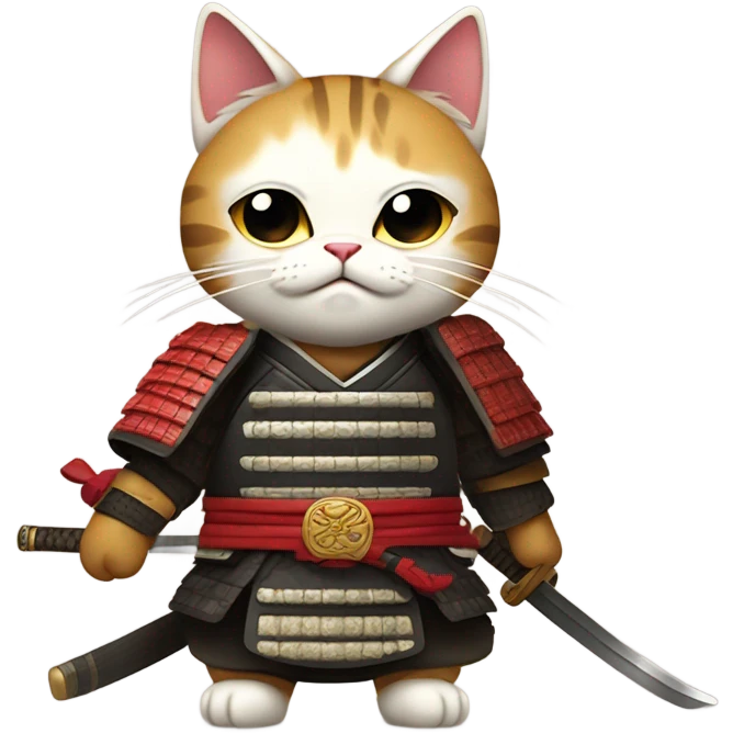 Samurai cat emoji