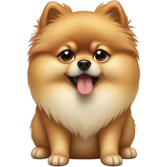 Pomeranian in tears crying sad emoji