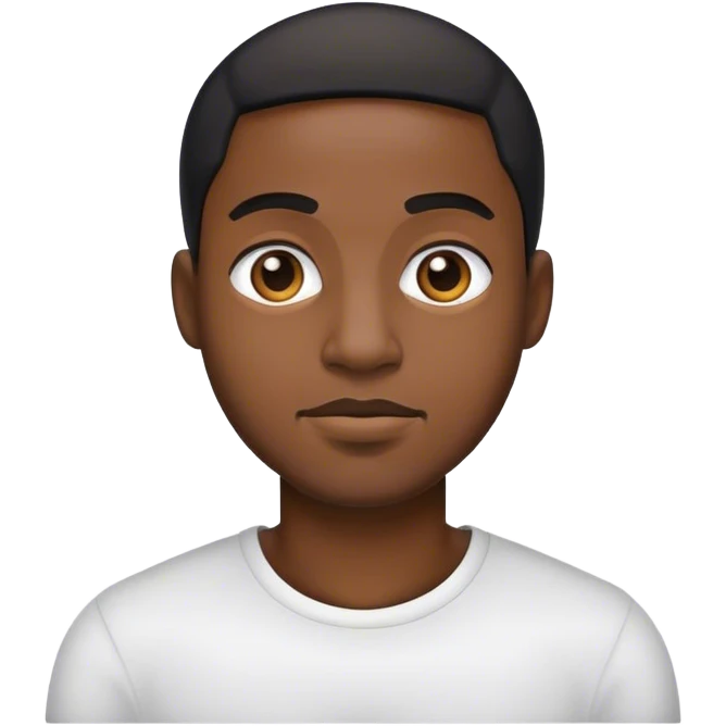 black man emoji