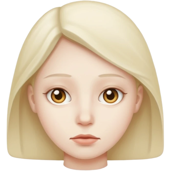 Silent face emoji