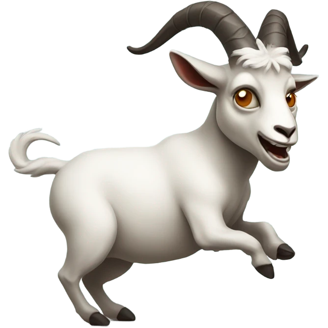 Evil dancing goat emoji