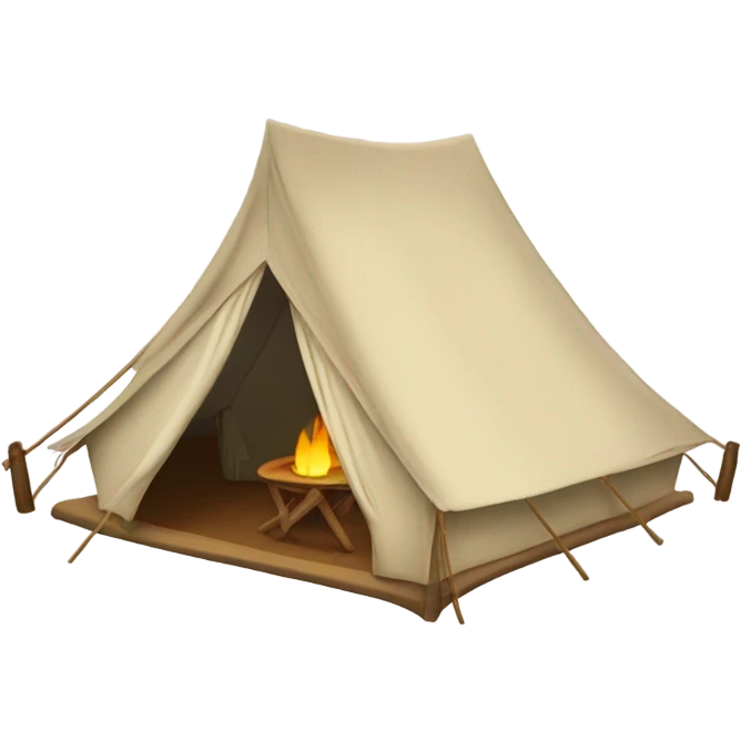 Glamping  emoji