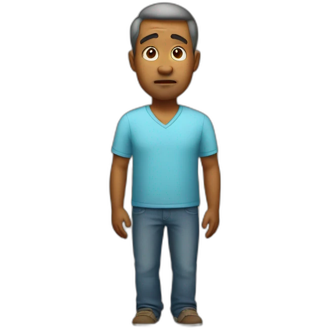 Desperate father emoji
