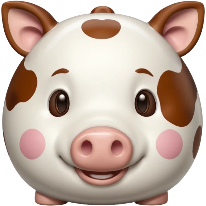 cow piggiebank emoji