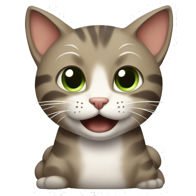 cat fipping off emoji