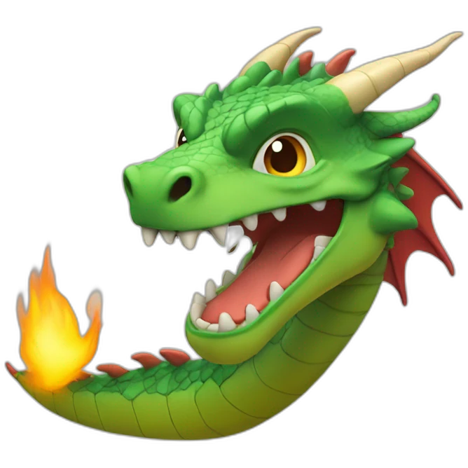 dragon explicando emoji