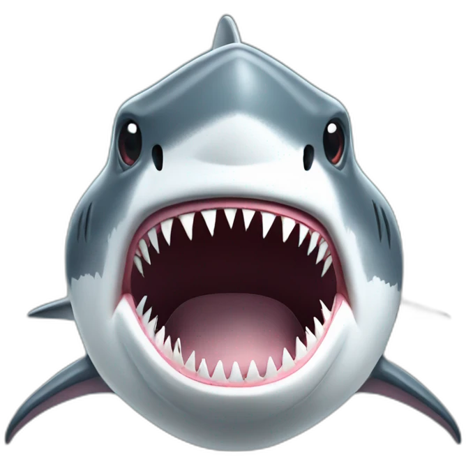 Great white shark emoji
