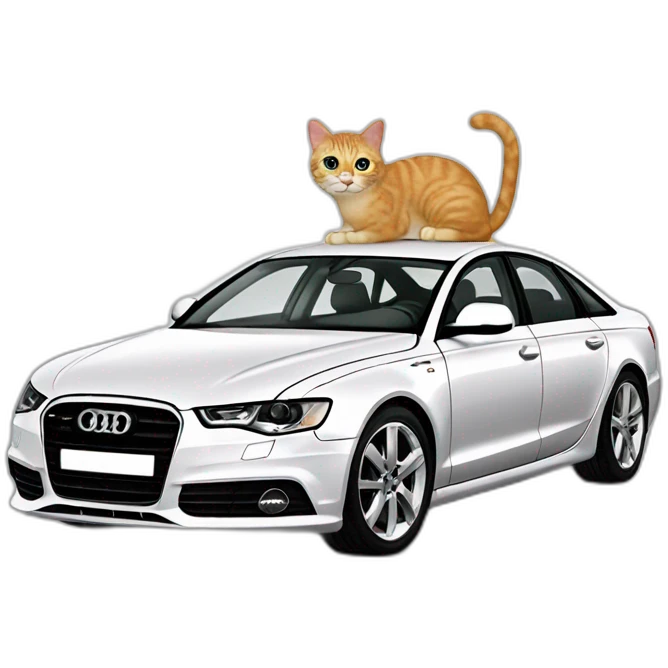 Cat drive Audi A6 modèle 2008 emoji