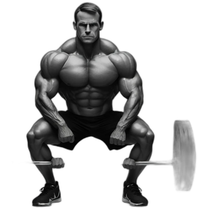 macron Barbell Squat emoji