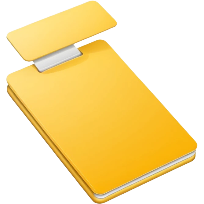 yellow card emoji