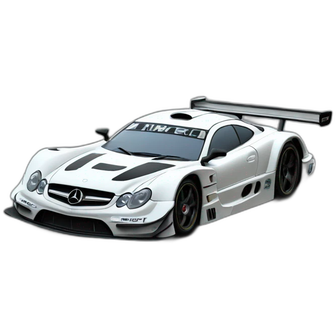 “flying” mercedes CLK GTR !!!! incident from nurburgring emoji | AI ...