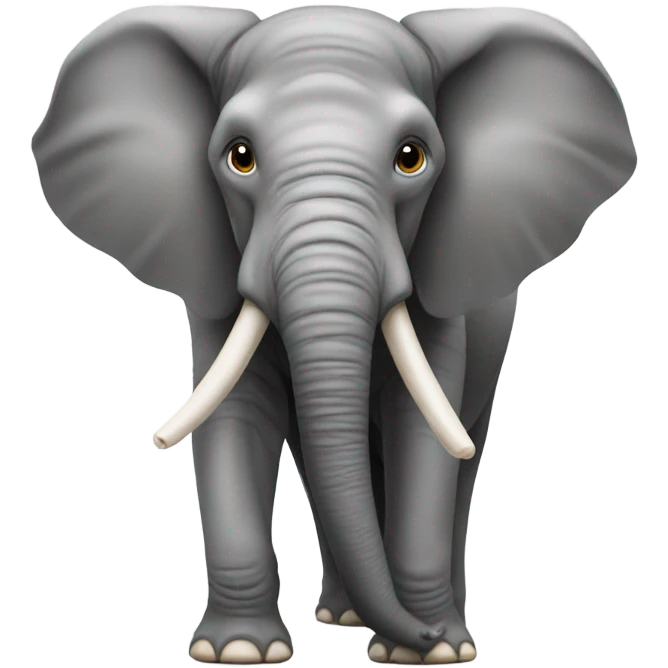 Elephant without nose emoji