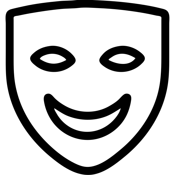 сценическая маска emoji