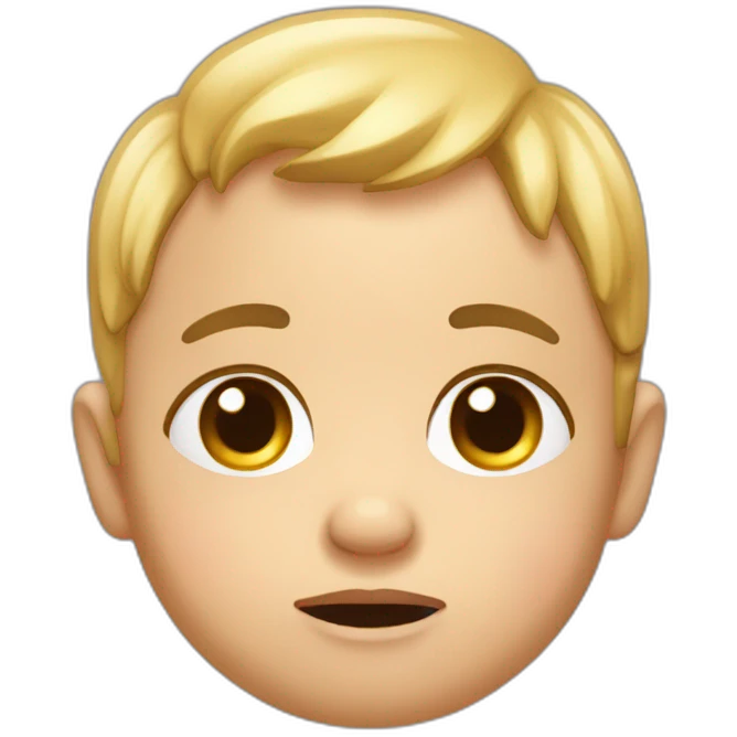 Bébé qui pleure emoji