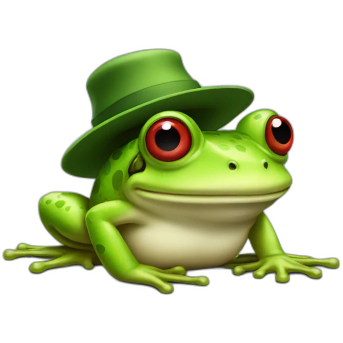 mr frog red hat emoji