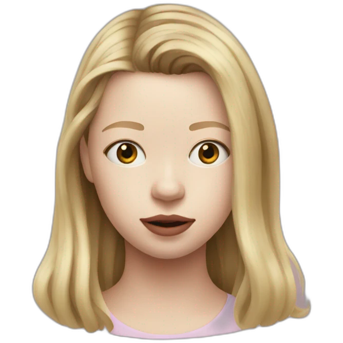 blonde mia goth emoji