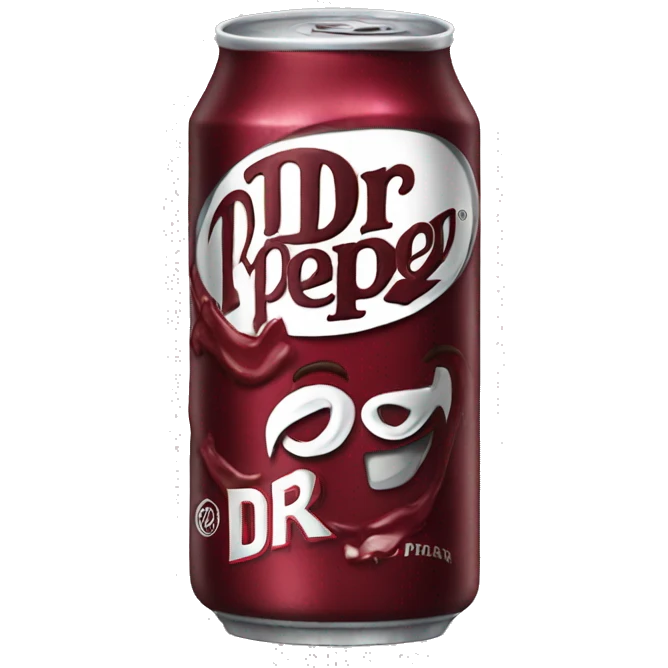 Dr pepper can emoji