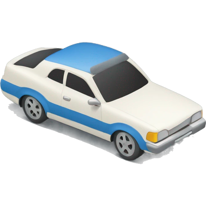 Car speeding up emoji