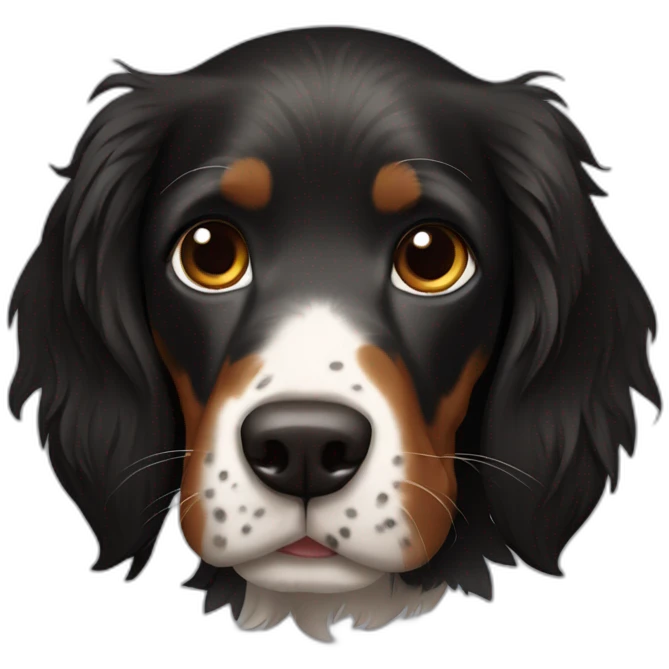 black setter gordon emoji