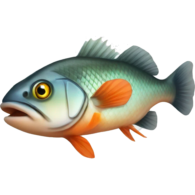 2 perch fish kissing emoji