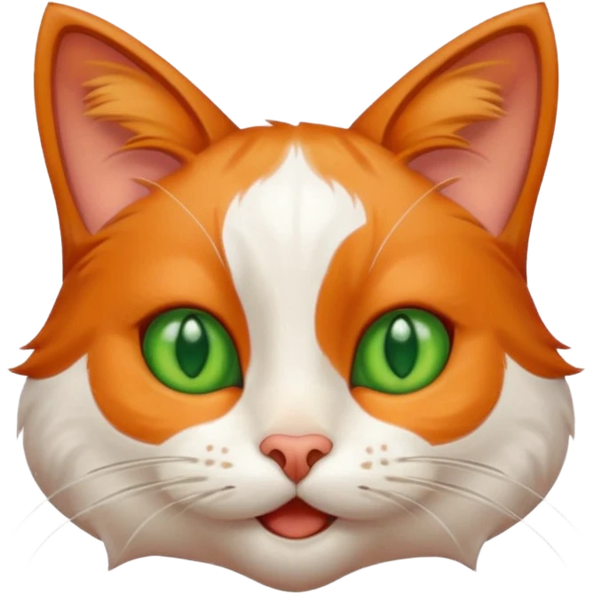 Goofy cat emoji
