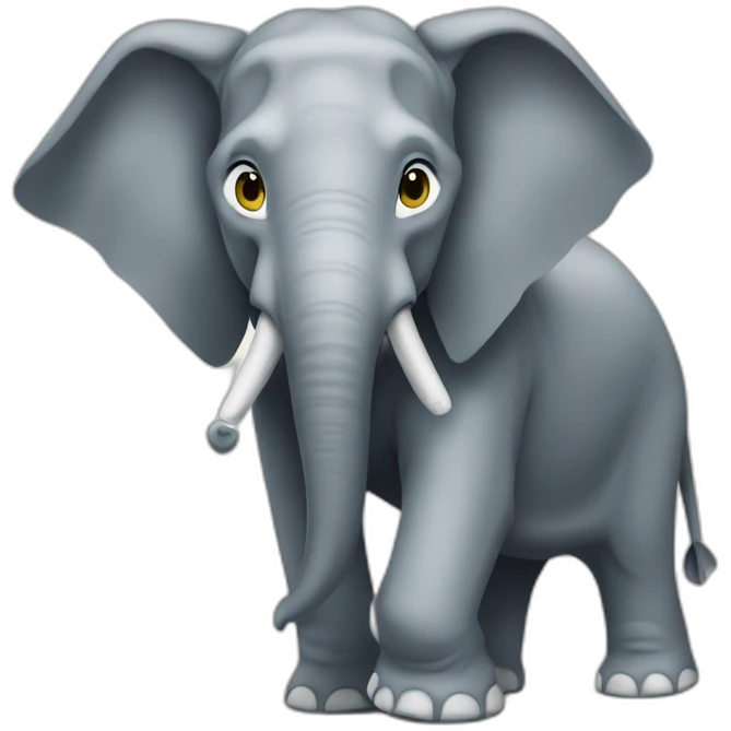 Link sur un elephant emoji