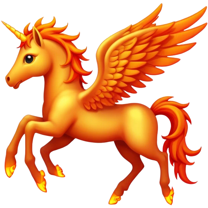 🐴+🐦‍🔥 emoji