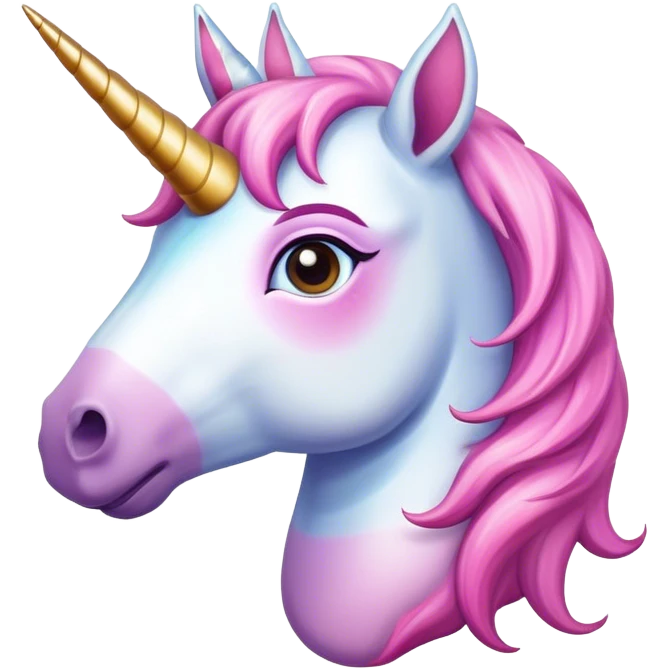 A unicorn puking hyperpigmantation emoji