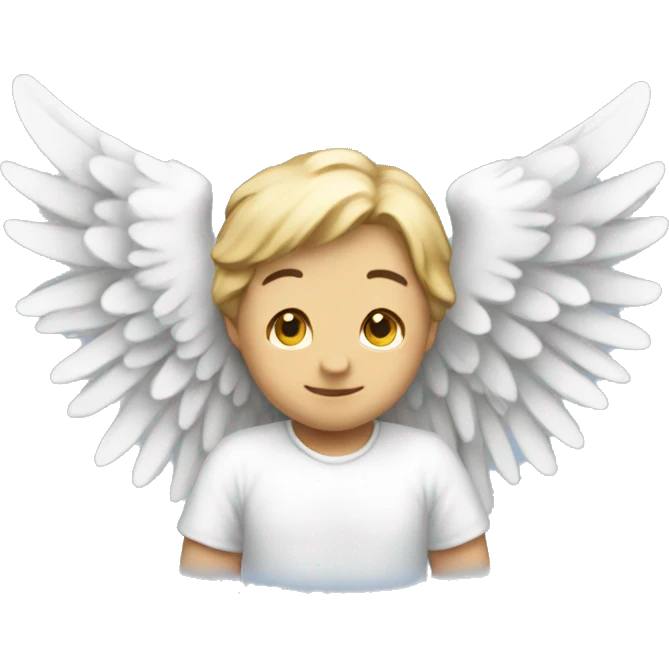 angel wings white emoji