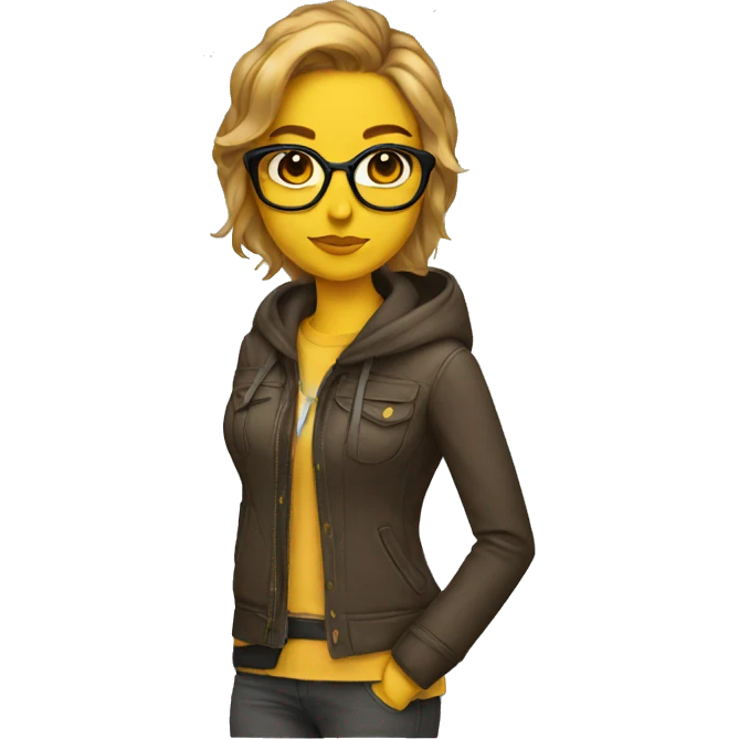 a hawk female designer emoji