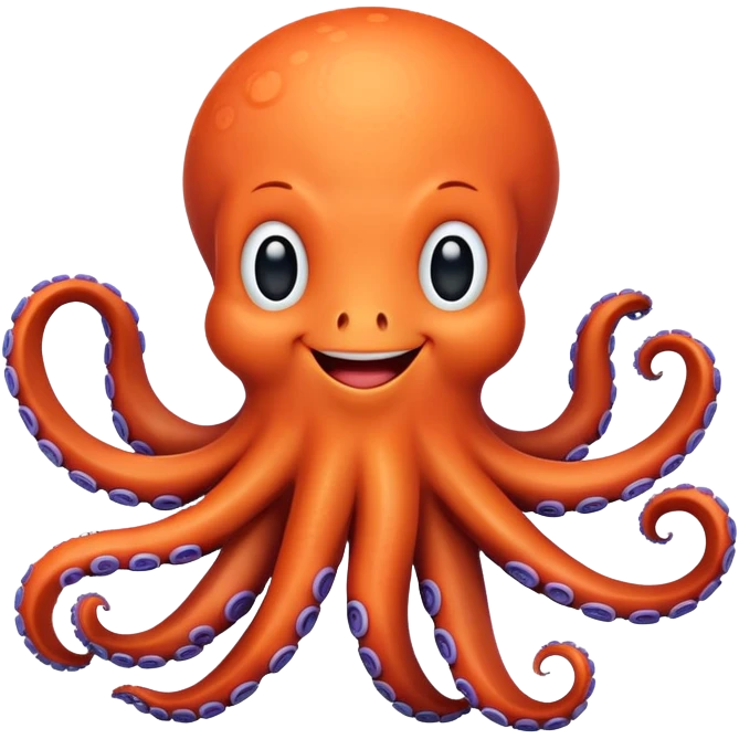 Happy octopus  emoji