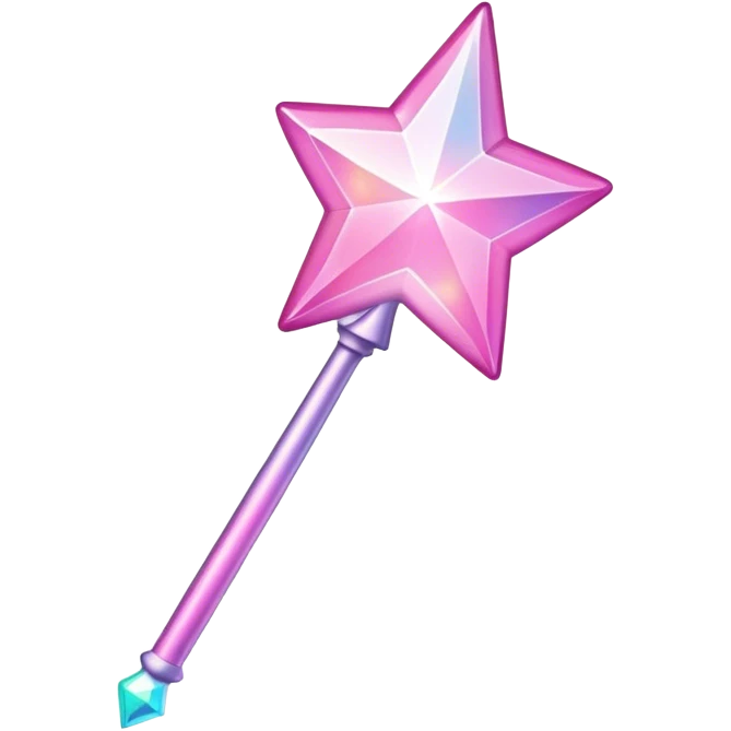 pink magic wand emoji