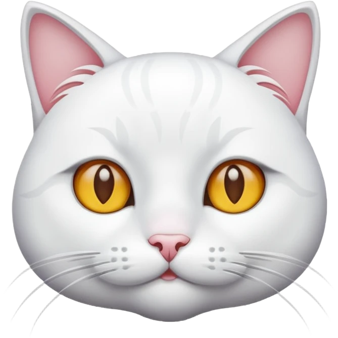 white cat emoji