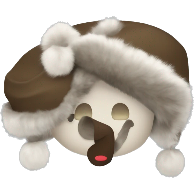 Ushanka hat emoji