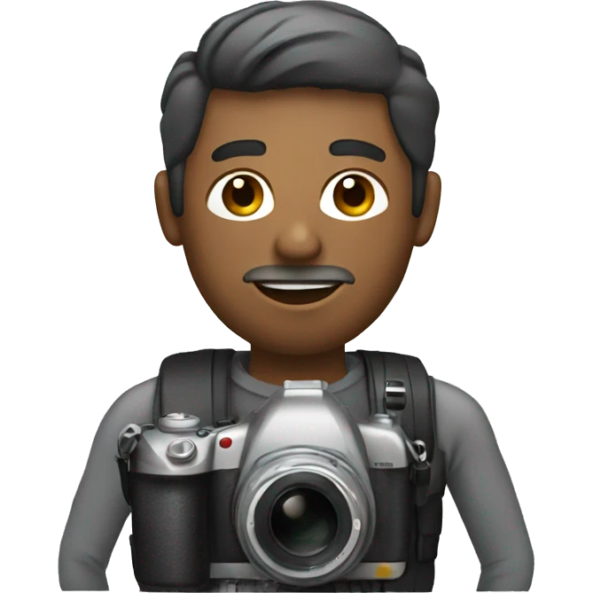 man with camera and gimbal emoji