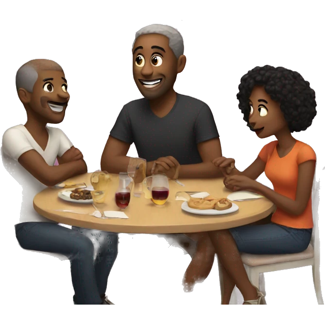 evening with friends emoji