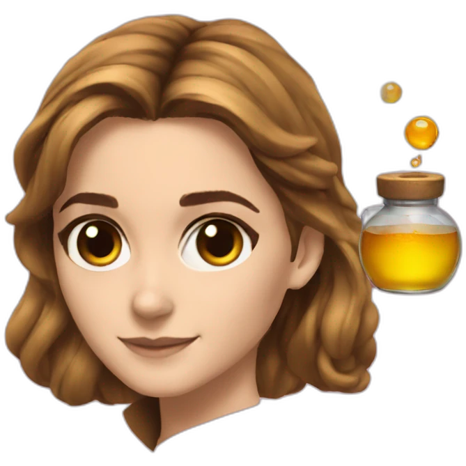 Emma Watson with potion emoji