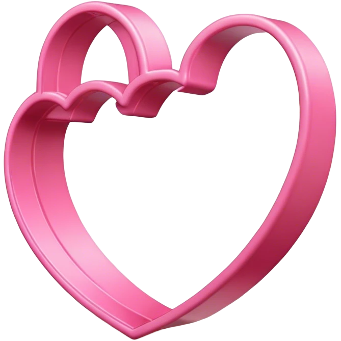 pink cookie cutter emoji