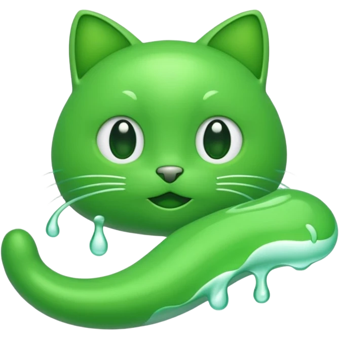 Chat vert emoji