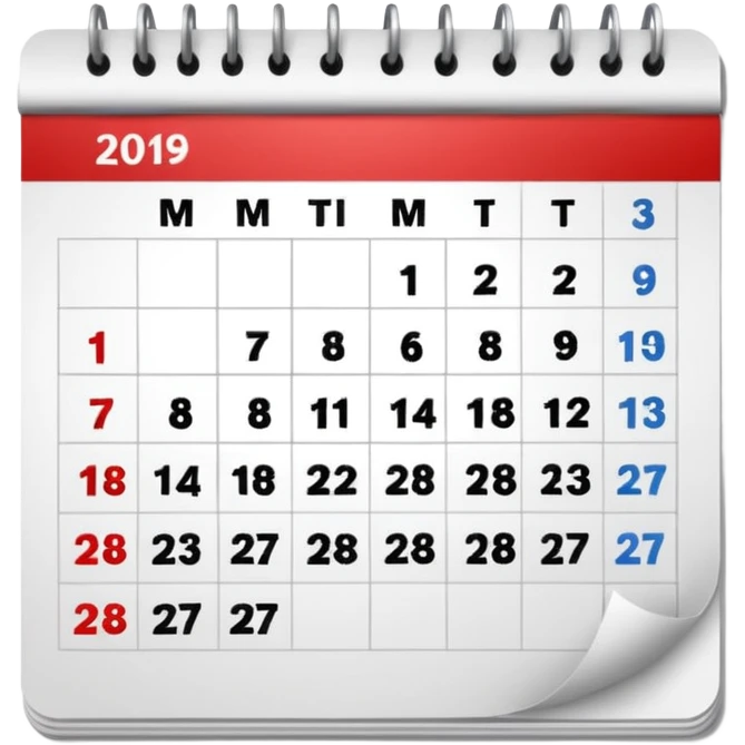 calendario emoji