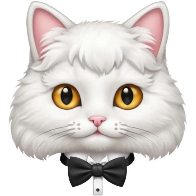 Fancy cat emoji