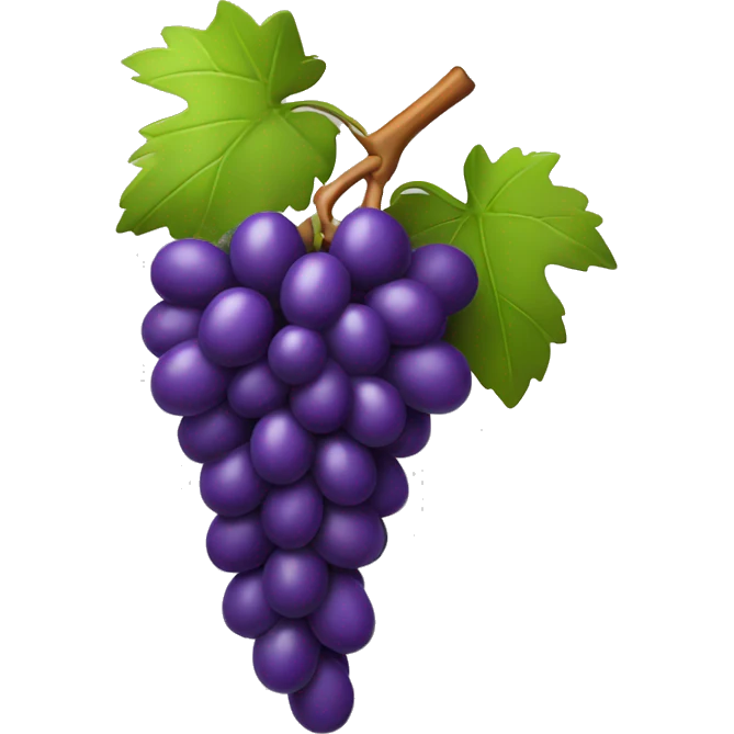3D Grapes emoji  emoji